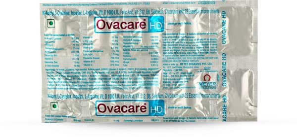 Ovacare Hd Strip Of 10 Tablets