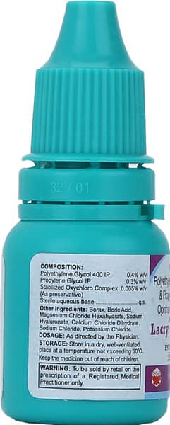 Lacryl Hydrate Bottle Of 10ml Eye Drops