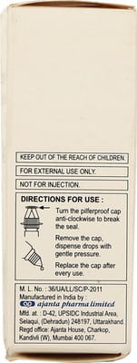 New Aqualube 0.5% Bottle Of 10ml Eye Drops