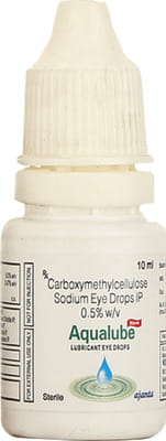 New Aqualube 0.5% Bottle Of 10ml Eye Drops