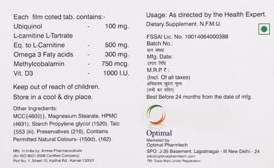 Optiqmega Lc Strip Of 10 Tablets