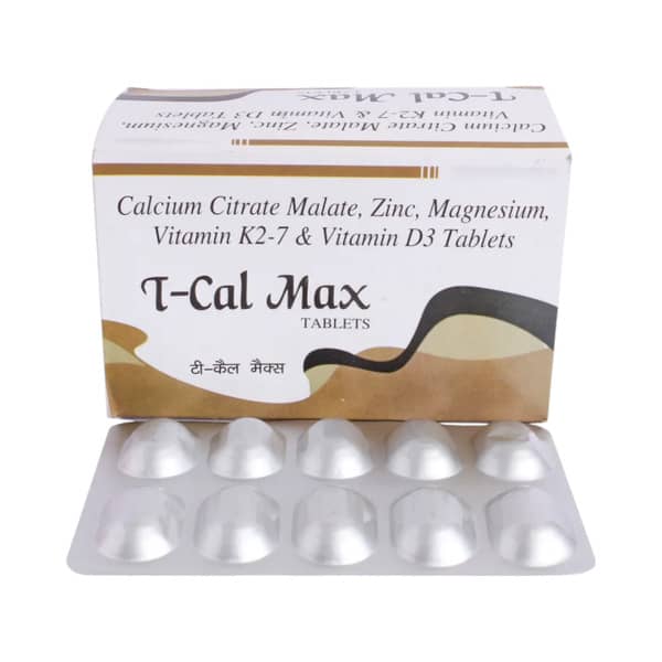 T Cal Max Strip Of 10 Tablets