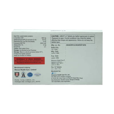 Ubivit Lc Strip Of 10 Tablets