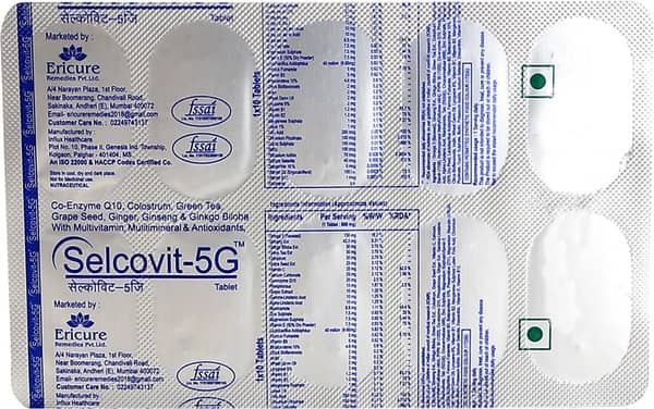 Selcovit 5g Strip Of 10 Tablets