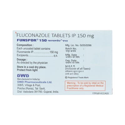 Funspor 150mg Strip Of 2 Tablets