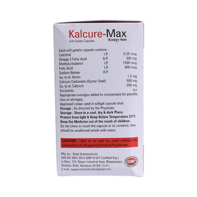 Kalcure Max Strip Of 10 Capsules