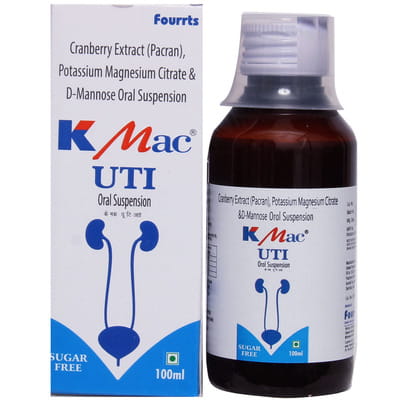 K Mac Uti Sugar Free Bottle Of 100ml Suspension