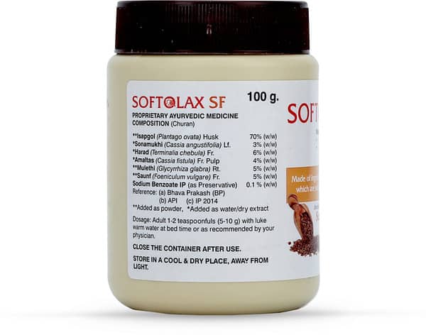 Softolax Sf Saunf Flavour Bottle Of 100gm Oral Powder