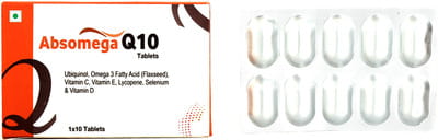 Absomega Q10 Strip Of 10 Tablets