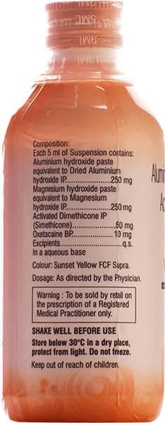 Pan Mps O Sugar Free Bottle Of 200ml Suspension