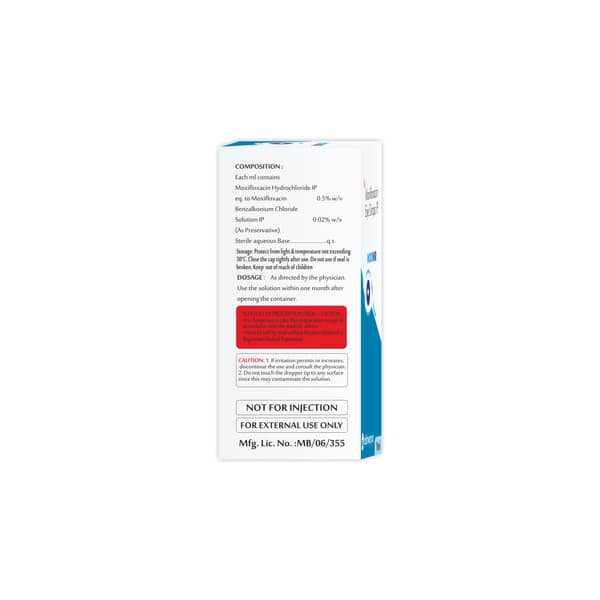 Moxinir 0.5% Bottle Of 10Ml Eye Drops