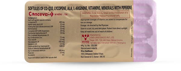 Conceva F Strip Of 10 Capsules
