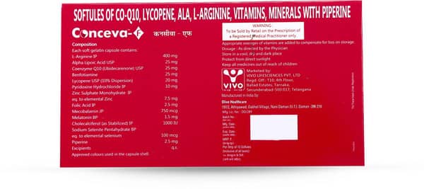 Conceva F Strip Of 10 Capsules
