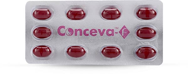 Conceva F Strip Of 10 Capsules