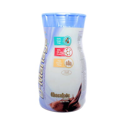 D Manage Chocolate Flavour Bottle Of 500gm Oral Powder