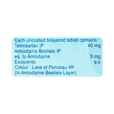 Telsaan 40mg Strip Of 10 Tablets