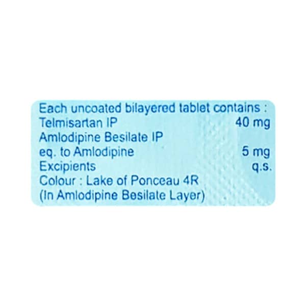 Telsaan 40mg Strip Of 10 Tablets