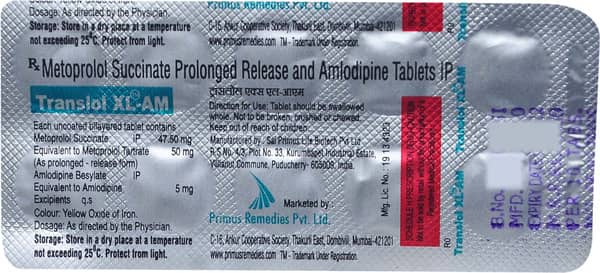 Translol Xl Am Strip Of 10 Tablets