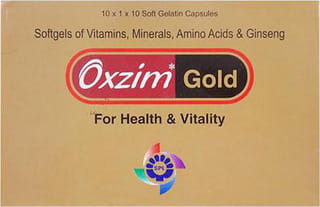 Oxzim Gold Strip Of 10 Capsules