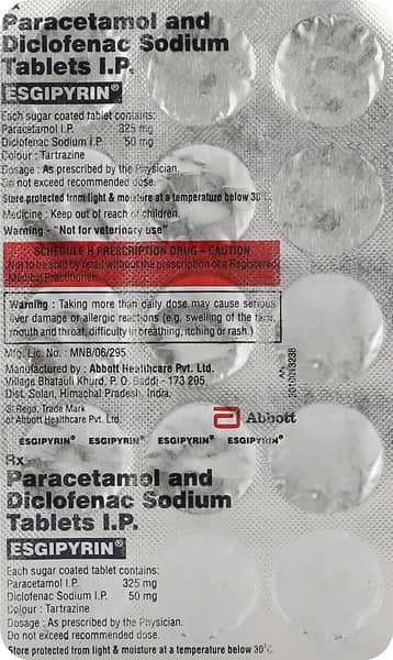 Esgipyrin Tablet