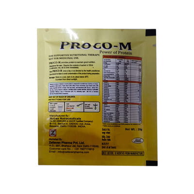 Proco M Vanilla Flavour Sugar Free Sachet Of 20gm Oral Powder