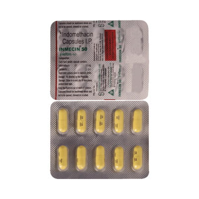 Inmecin 50mg Strip Of 10 Tablets