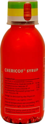 Chericof Cherry Flavour Bottle Of 60ml Syrup