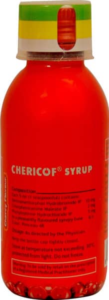 Chericof Cherry Flavour Bottle Of 60ml Syrup