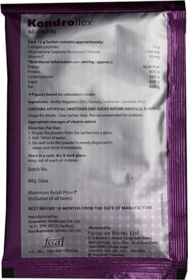 Kondro Flex Sugar Free Sachet Of 12gm Oral Powder