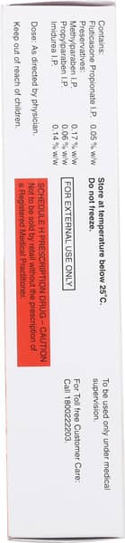 Flutivate E 0.05% Tube Of 30Gm Cream