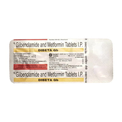 Dibeta Gb Strip Of 10 Tablets
