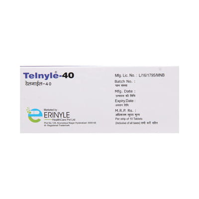 Telnyle 40mg Strip Of 10 Tablets