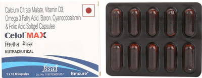 Celol Max Strip Of 10 Softgel Capsules