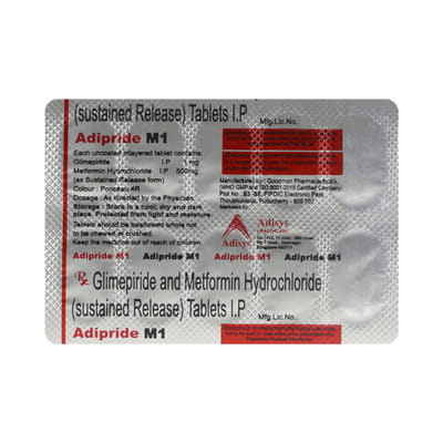 Adipride M 1mg Strip Of 10 Tablets