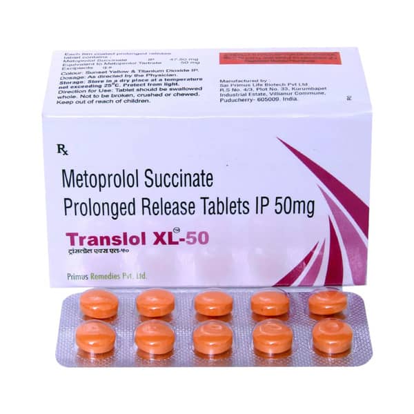 Translol Xl 50mg Strip Of 10 Tablets