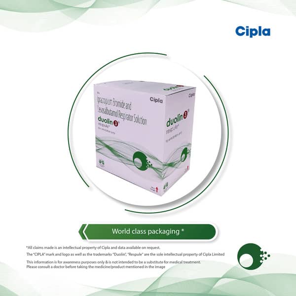 Duolin 3 500Mcg 3Ml Packet Of 5 Respules