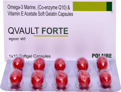 Qvault Forte Strip Of 10 Capsules