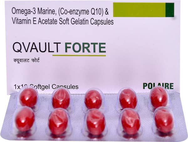 Qvault Forte Strip Of 10 Capsules