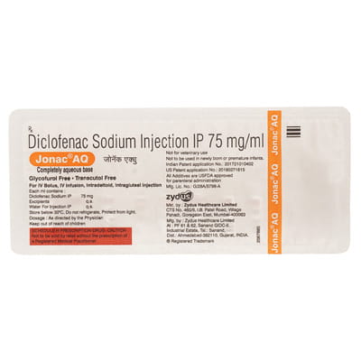 Jonac Aq 75mg Ampoule Of 1ml Injection