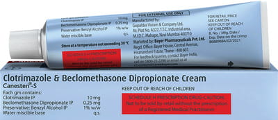 Canesten S Tube Of 15gm Cream