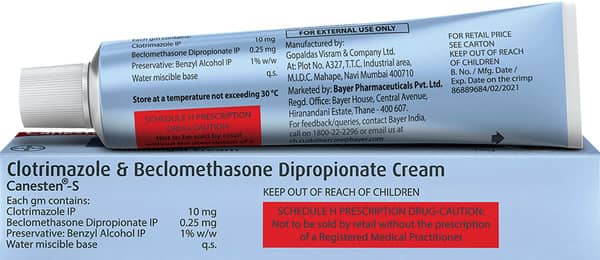 Canesten S Tube Of 15gm Cream