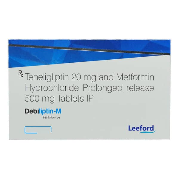 Debiliptin M 20/500Mg Strip Of 10 Tablets