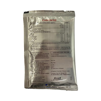 Collacee Gs Orange Pineapple Flavour Sugar Free Sachet Of 12gm Powder