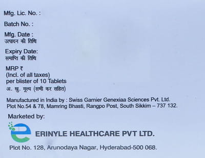 Telnyle Ch 40mg/12.5mg Strip Of 10 Tablets