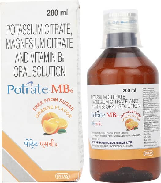 Potrate MB6 Oral Solution | Orange Flavour Sugar Free