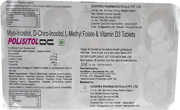 Polisitol Dc Strip Of 10 Tablets