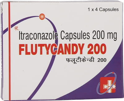 Flutycandy 200mg Strip Of 4 Capsules