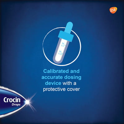 Crocin Baby Peppermint Flavour Bottle Of 15ml Drops
