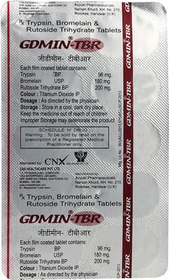 Gdmin Tbr Strip Of 10 Tablets