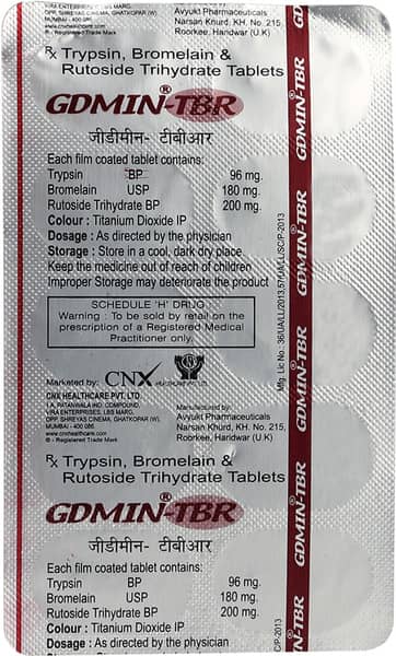 Gdmin Tbr Strip Of 10 Tablets